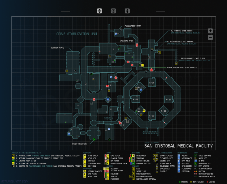 Alien: Isolation Campaign Maps – Survivor Incognito
